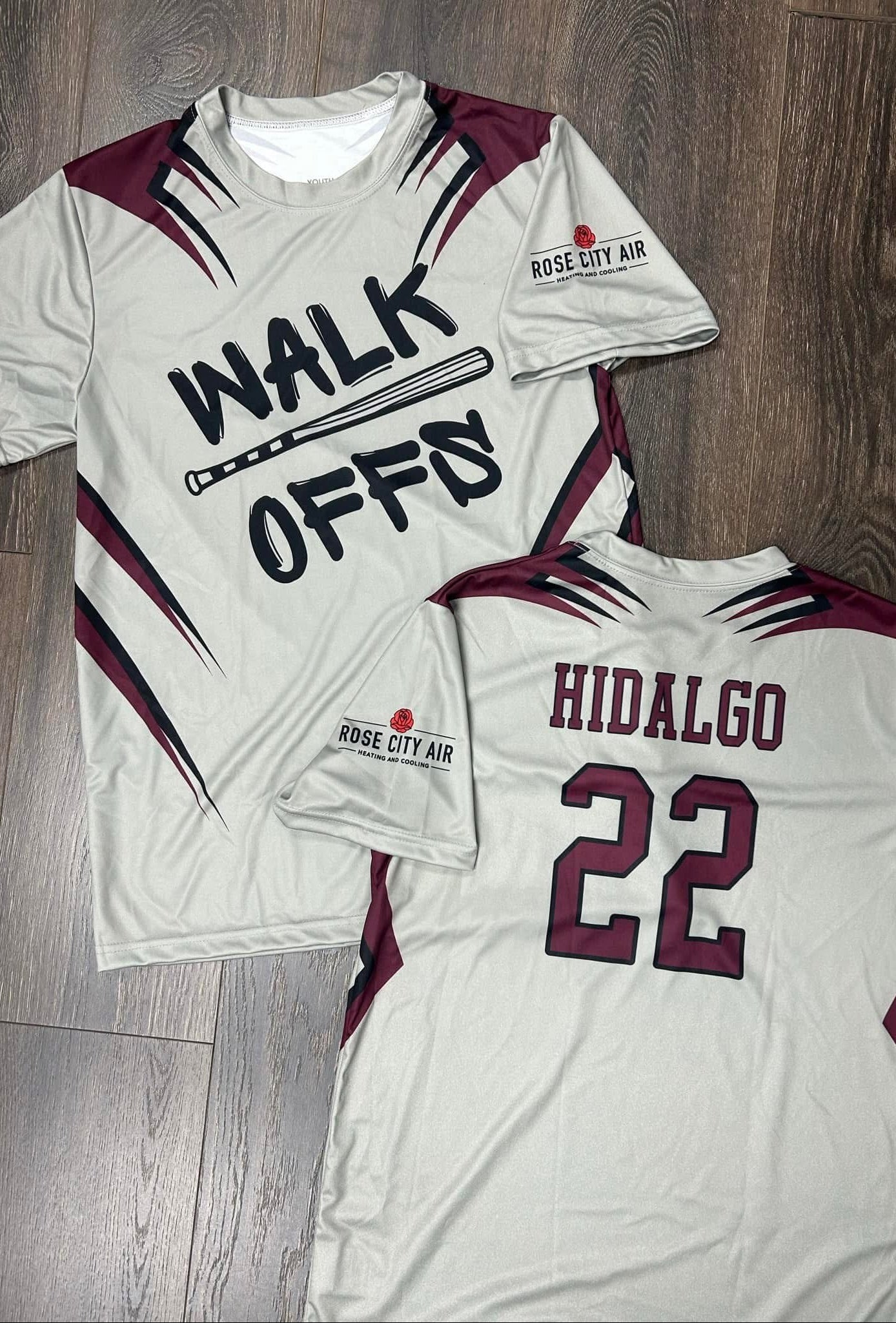 Custom Grey Sport Jersey