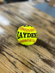 Custom Embroidered Softball