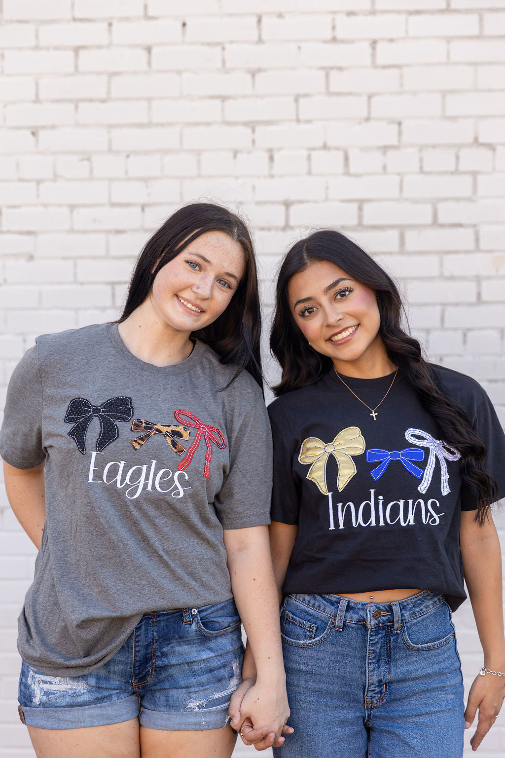 Adult 3 Bow Embroidered Spirit Tee
