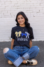 Adult 3 Bow Embroidered Spirit Tee