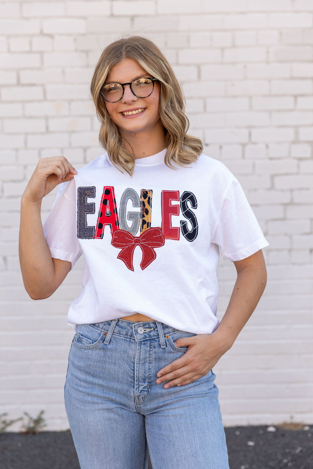 Mascot 1 Bow Mixed Tee