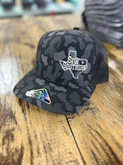 Sew Southern Black Duck Camo Hat