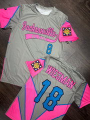 Custom Neon Pink Team Jersey