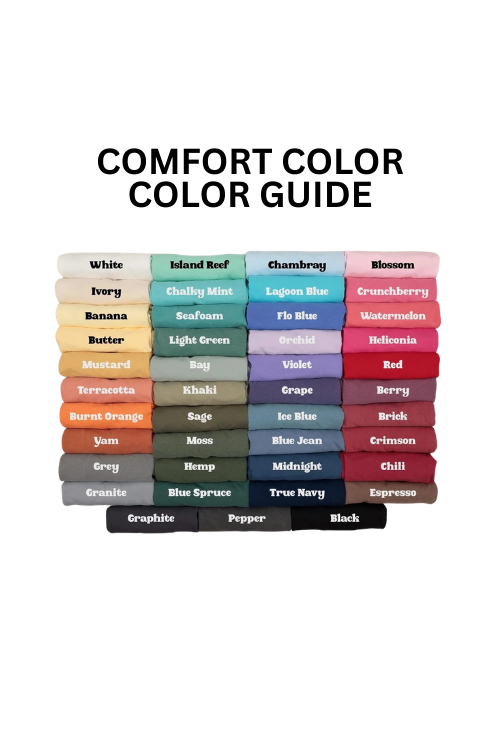 Comfort Color Mixed Fabric Applique Spirit Tee