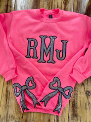 Youth Fabric Monogram Sweatshirt
