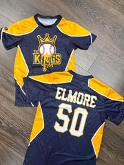 Navy & Gold Custom Sport Jersey