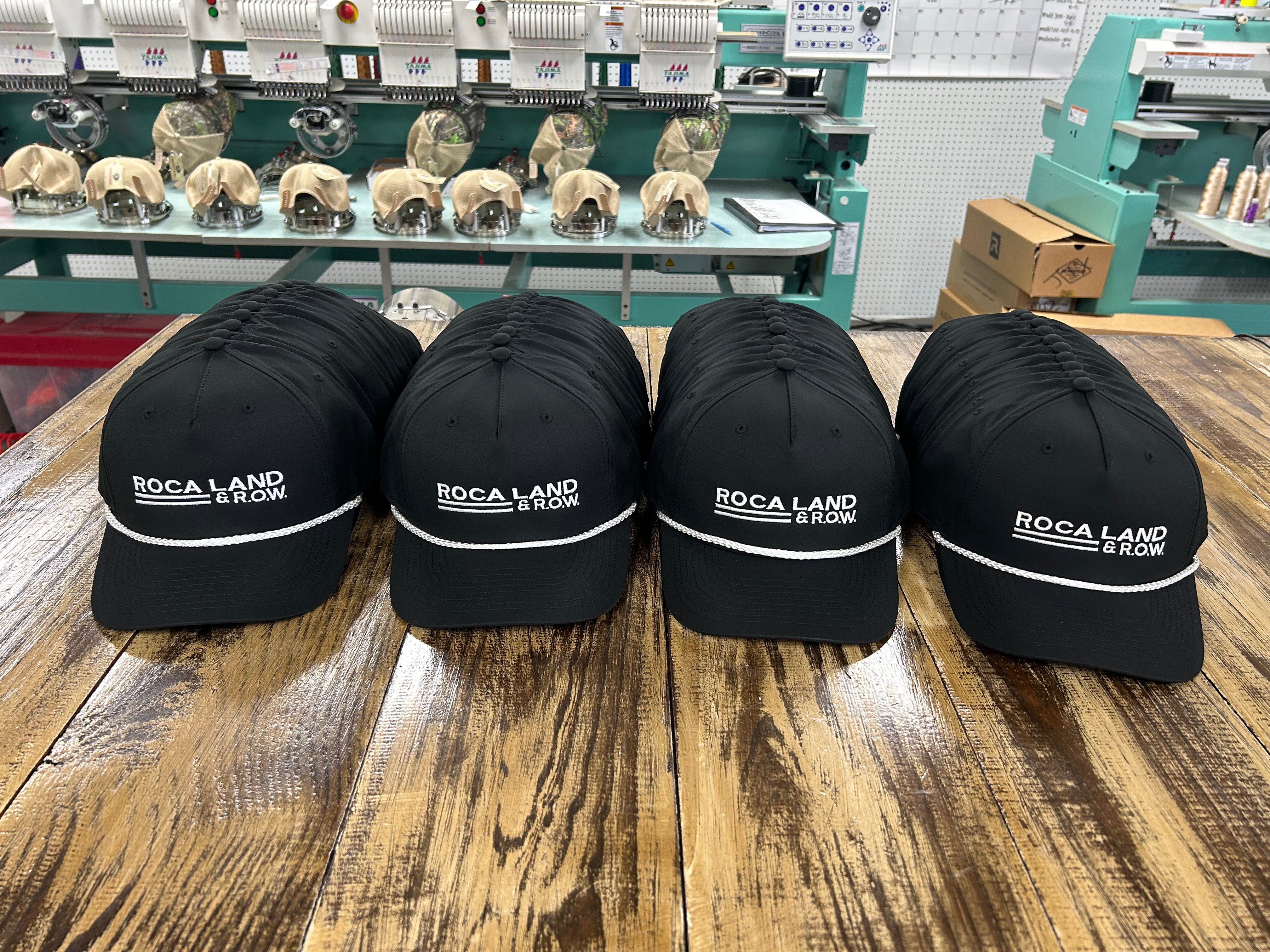 Custom Black Rope Hat