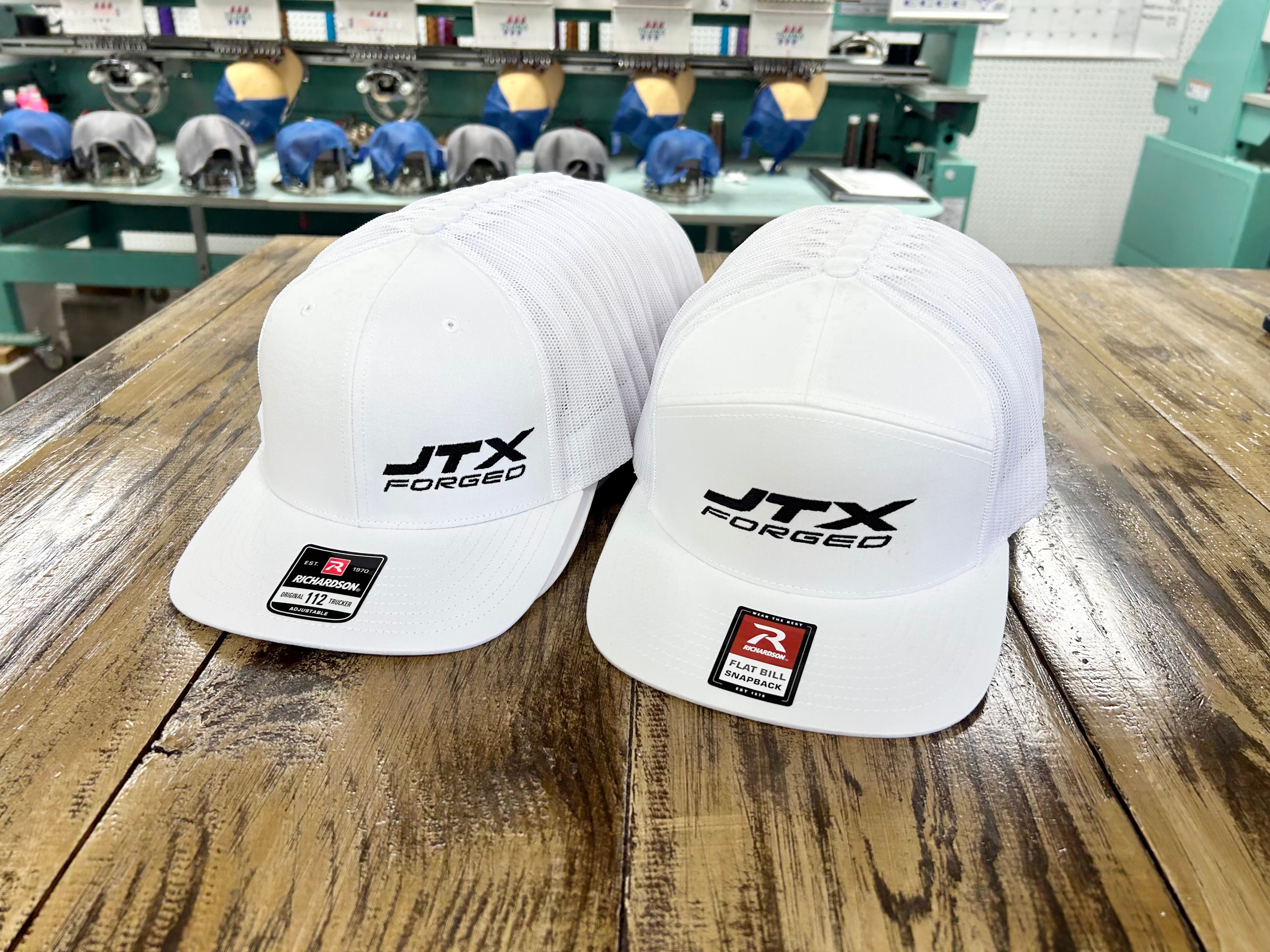 Custom White Embroidered Hat
