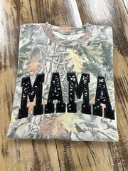Camo Sequin Mama Tee